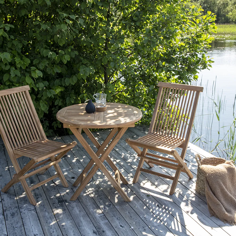 Kenia Couchtisch Ø70 cm Teak