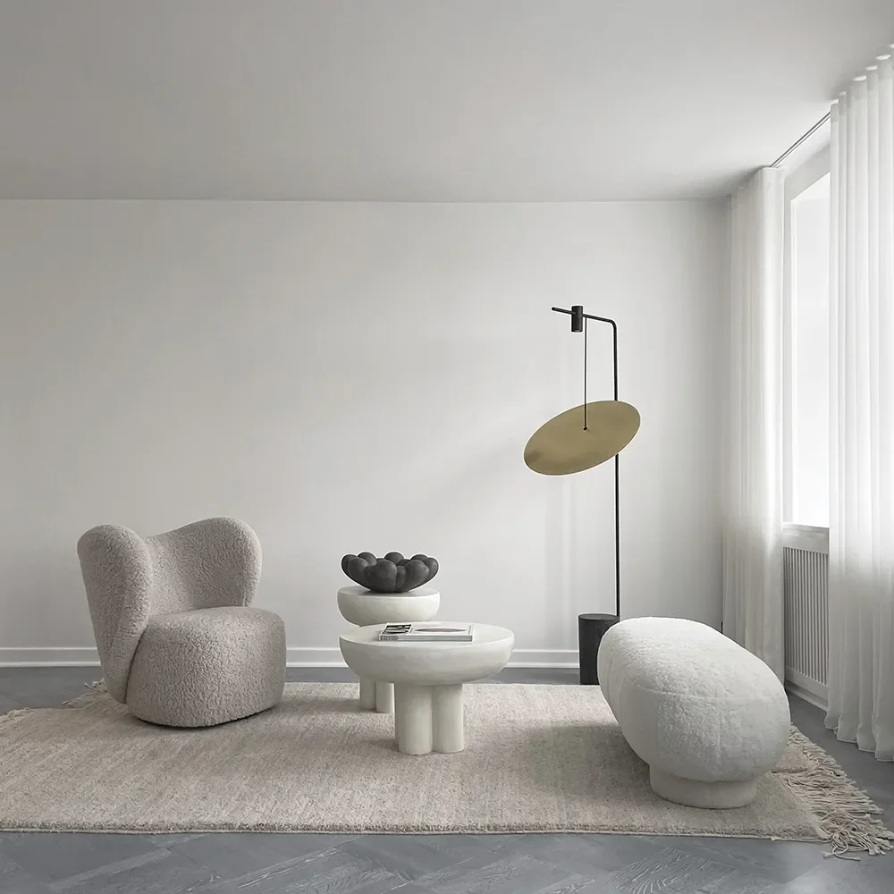 Crown Table, Tall - Bone White