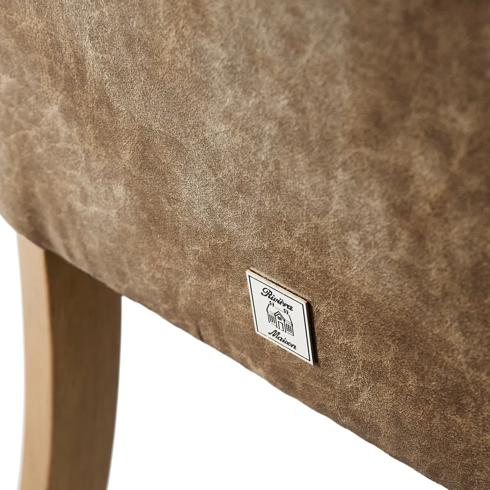  La Scala Esszimmerstuhl mit Armlehnen –coffee