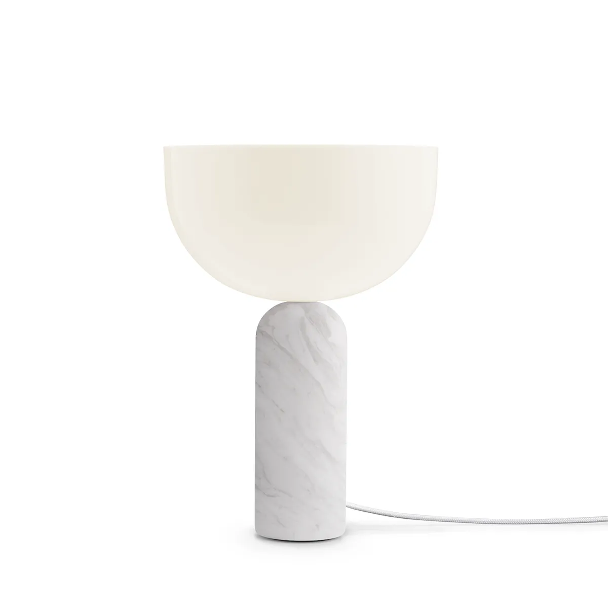 Kizu Tischleuchte Small Weiß Marble EU