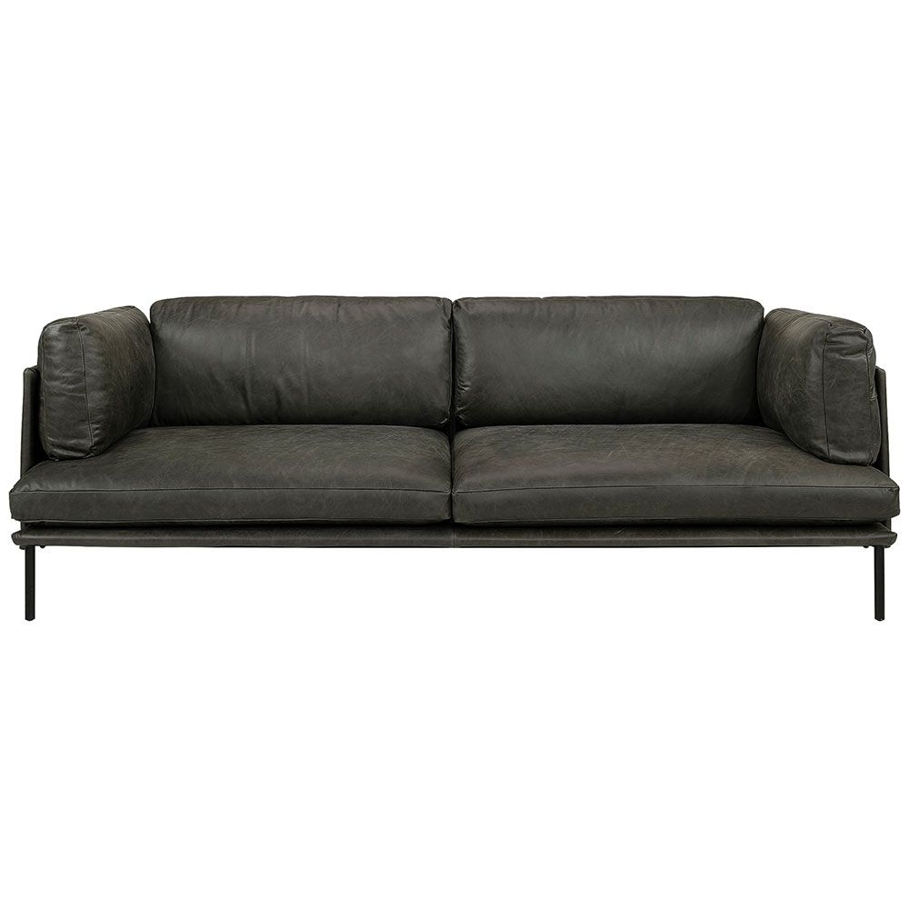Brioche 3-Sitzer Sofa Washed Ebony