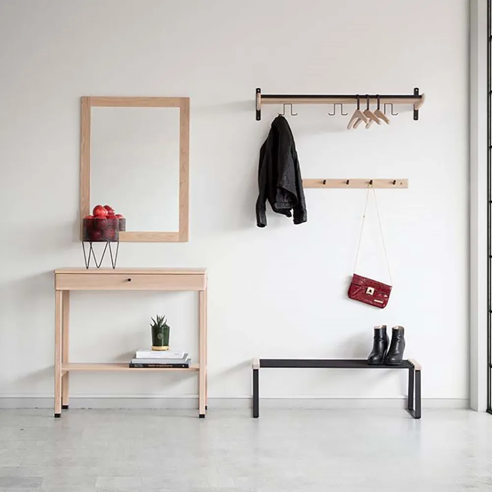 Cora Hutablage 90 cm Eiche weiß geölt