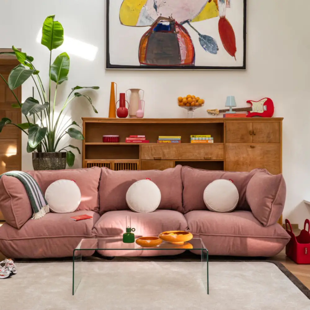 sumo armlehne cord recycled soft pink