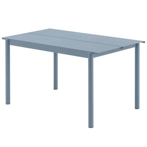 Linear Steel Esstisch 140X75 cm Pale Blue