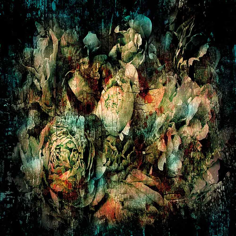 Wanddekoration Botanisch Abstrakt 100 X 100 cm