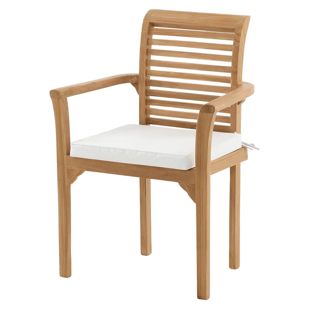 Kenia Esszimmerstuhl Teak 2er-Pack