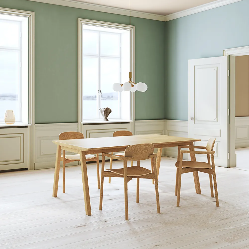 SM842 Esszimmerstuhl Eiche lackiert