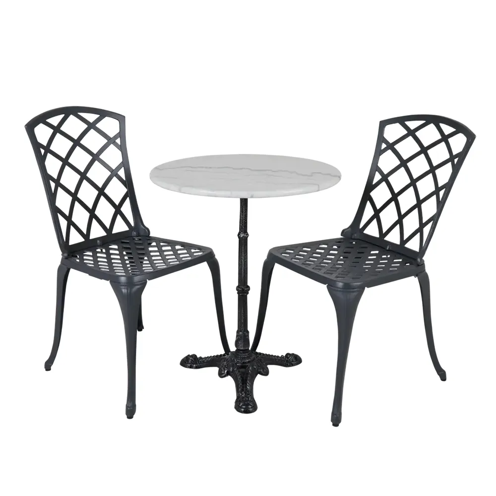 Loire-Marmortisch 60 weiß