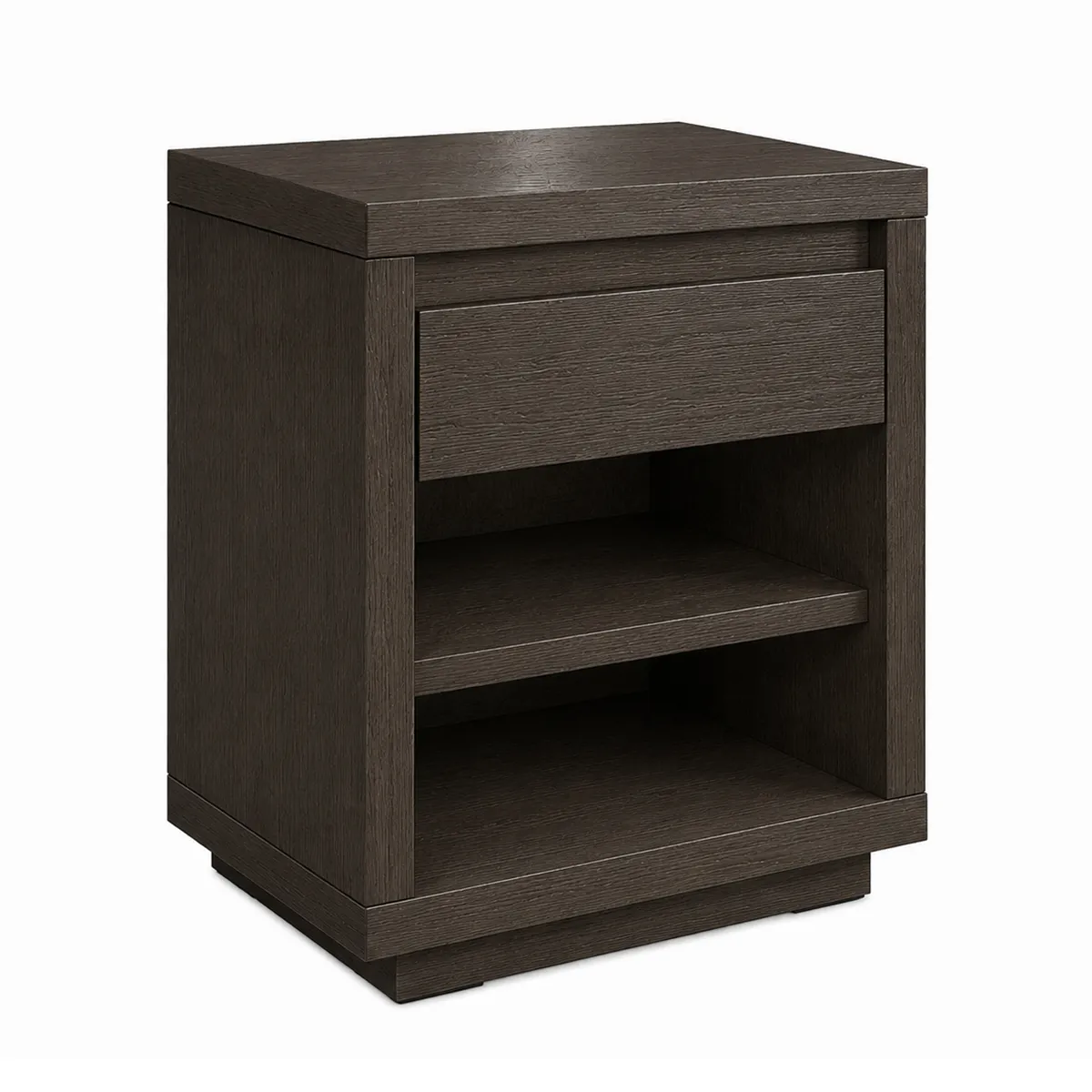 Nachttisch Hunter aus Eichenholz US brown