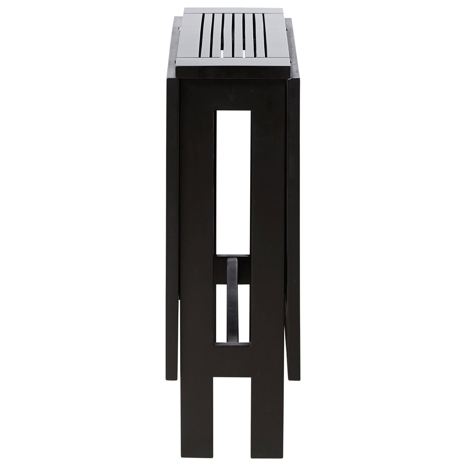 Butterfly Balkontisch 65x130 cm schwarz