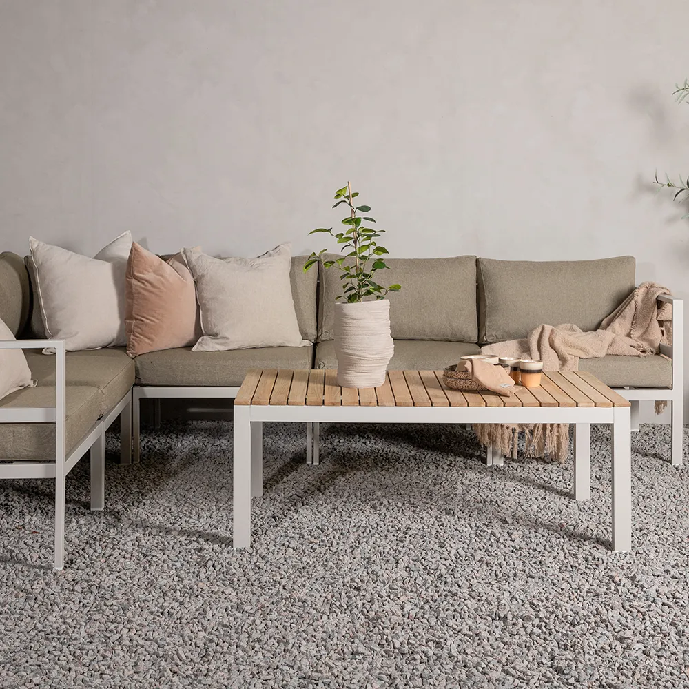 Brasilia Couchtisch 120x70 cm Beige 