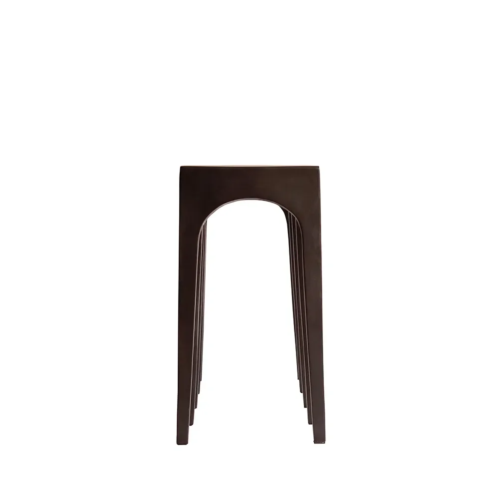 Bow Konsolentisch groß – Coffee