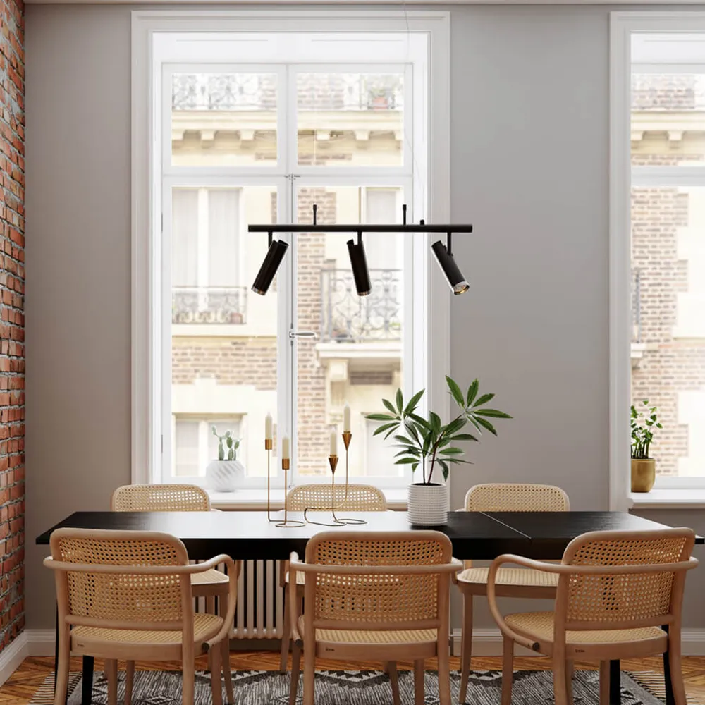 Puls Bar Deckenleuchte schwarz