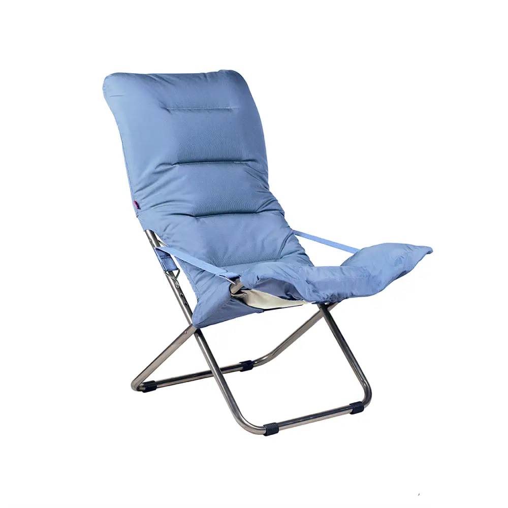 Fiesta Soft Liegestuhl light blue beige supertex