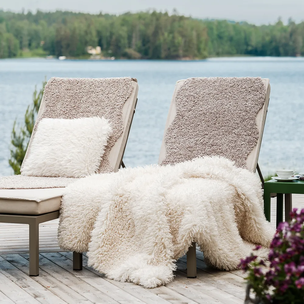 Wooly Decke Ivory