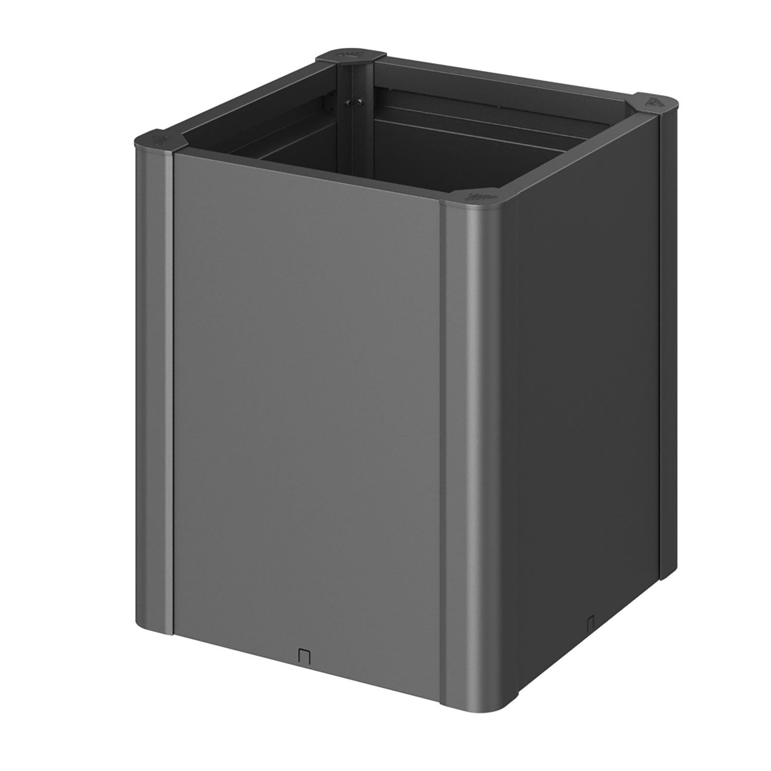 Belvedere Pflanzbeet midi Größe 50 metallic dunkelgrau Biohort