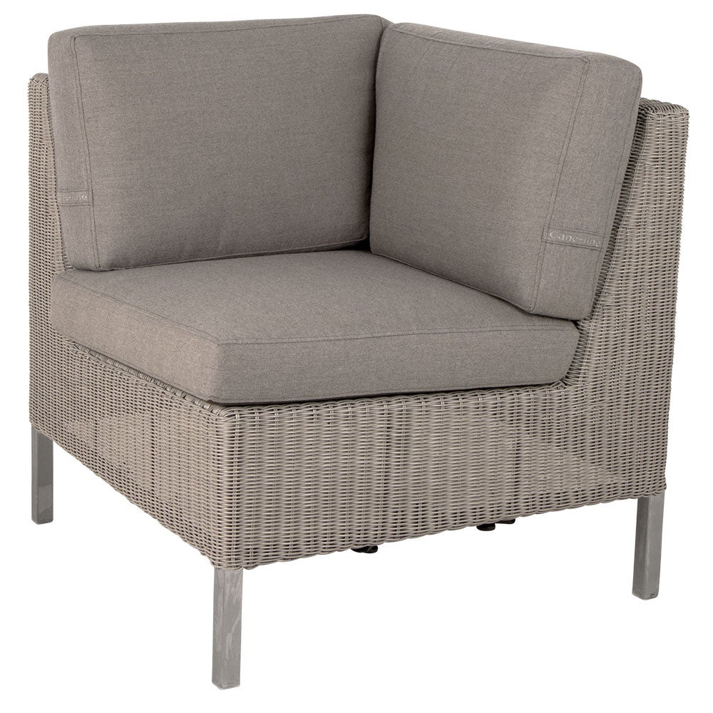 Connect Eckmodul Hoch Taupe Künstliches Palisanderholz