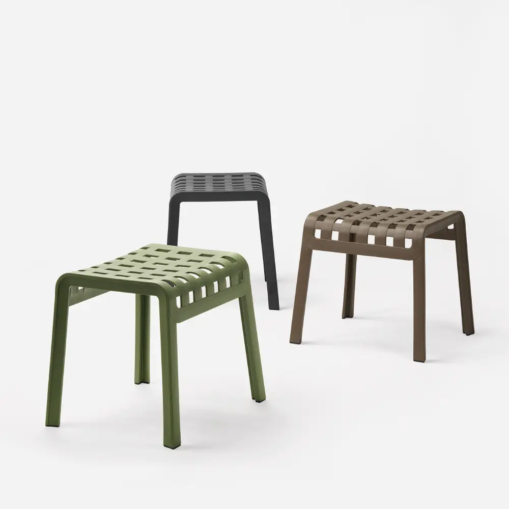  Fußhocker Poggio Weiß