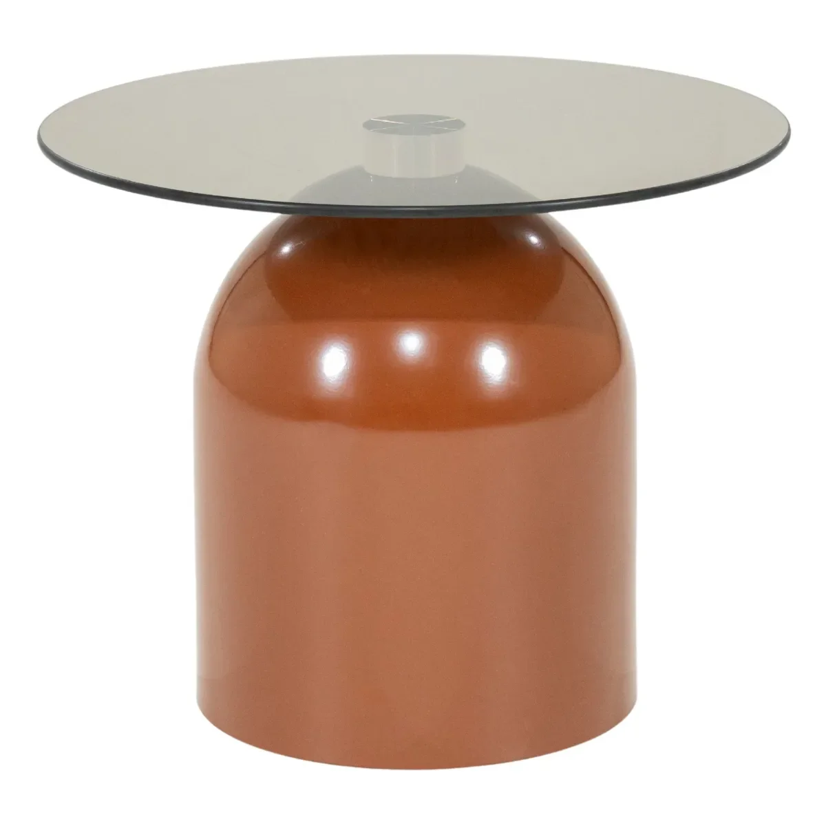 Irona small Couchtisch 50x50x40 cm Glas braun