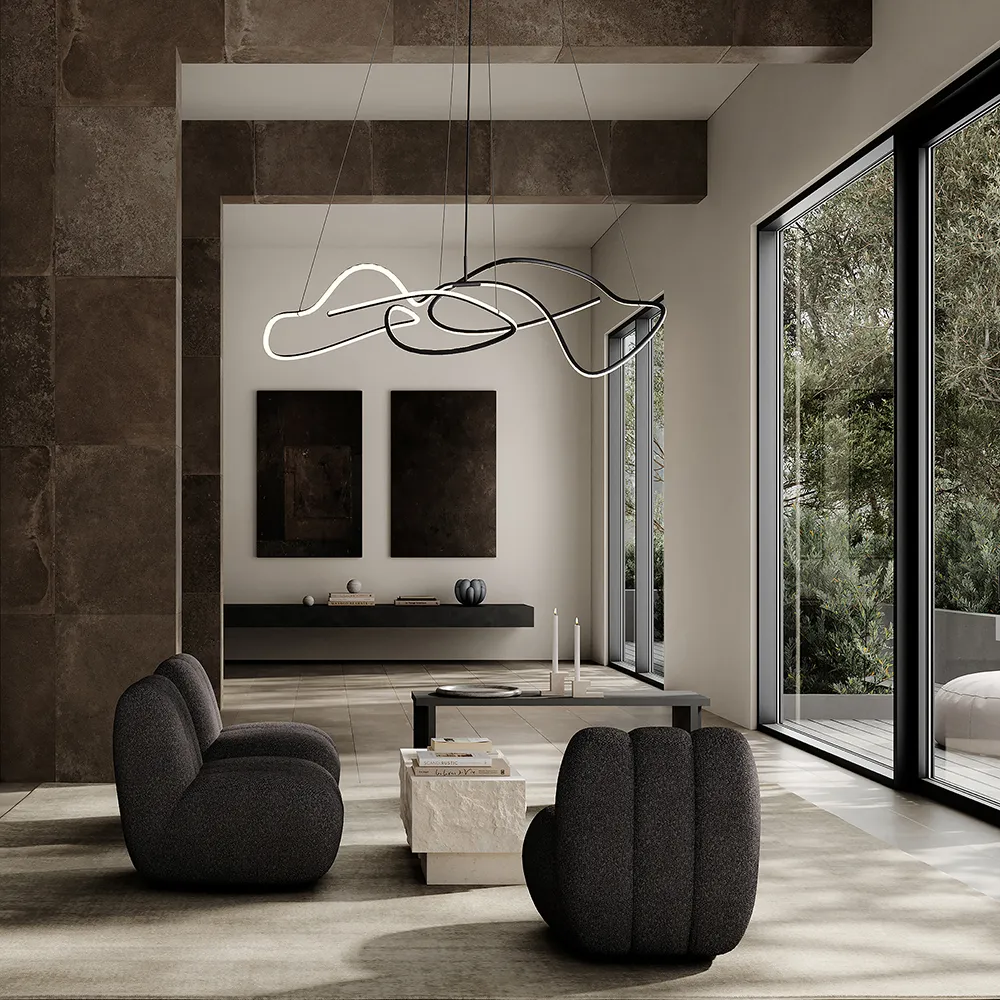 Temple Couchtisch, niedrig – Limestone