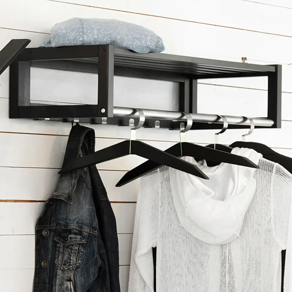 Confetti Hutablage 80x30 cm schwarz