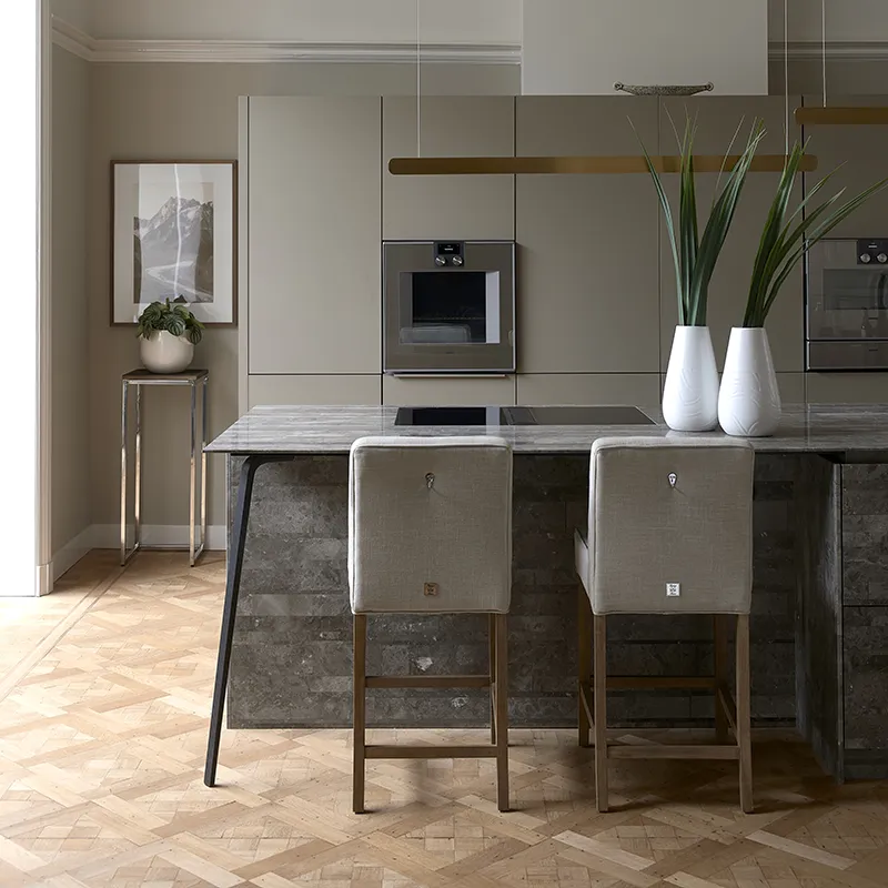 Cape Breton Barstuhl Linen flax