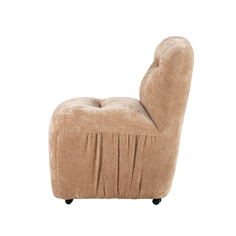 Gepolsterter Stuhl Nido Beige