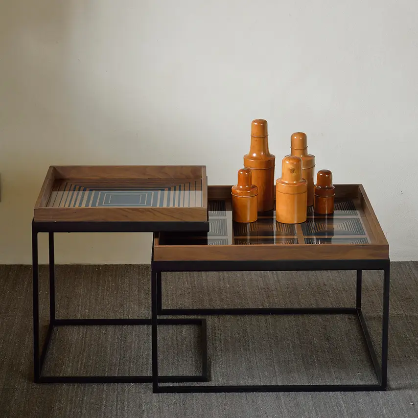 Squares tablett 51x51 cm ink