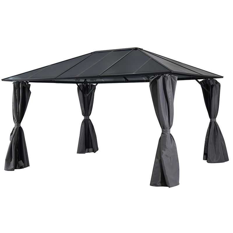 Scopello Pavillon 300x400 cm anthrazit/grau