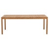 Joe esstisch 90x195 cm teak
