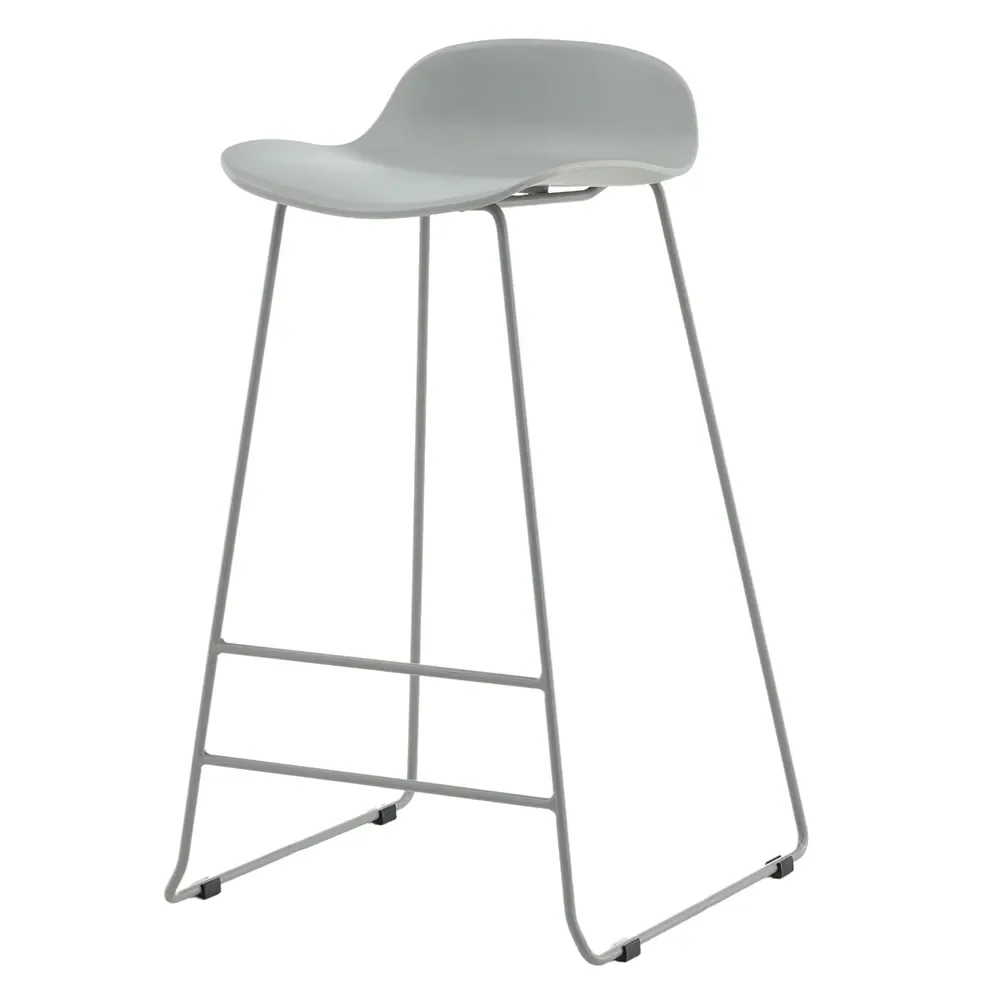 Wave Barhocker grau 2er-Pack 