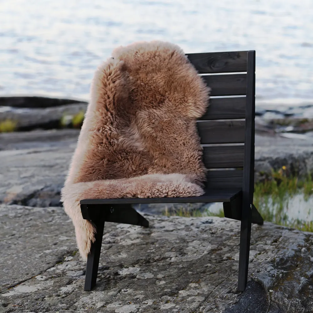 Granny chair Kiefer schwarz geölt