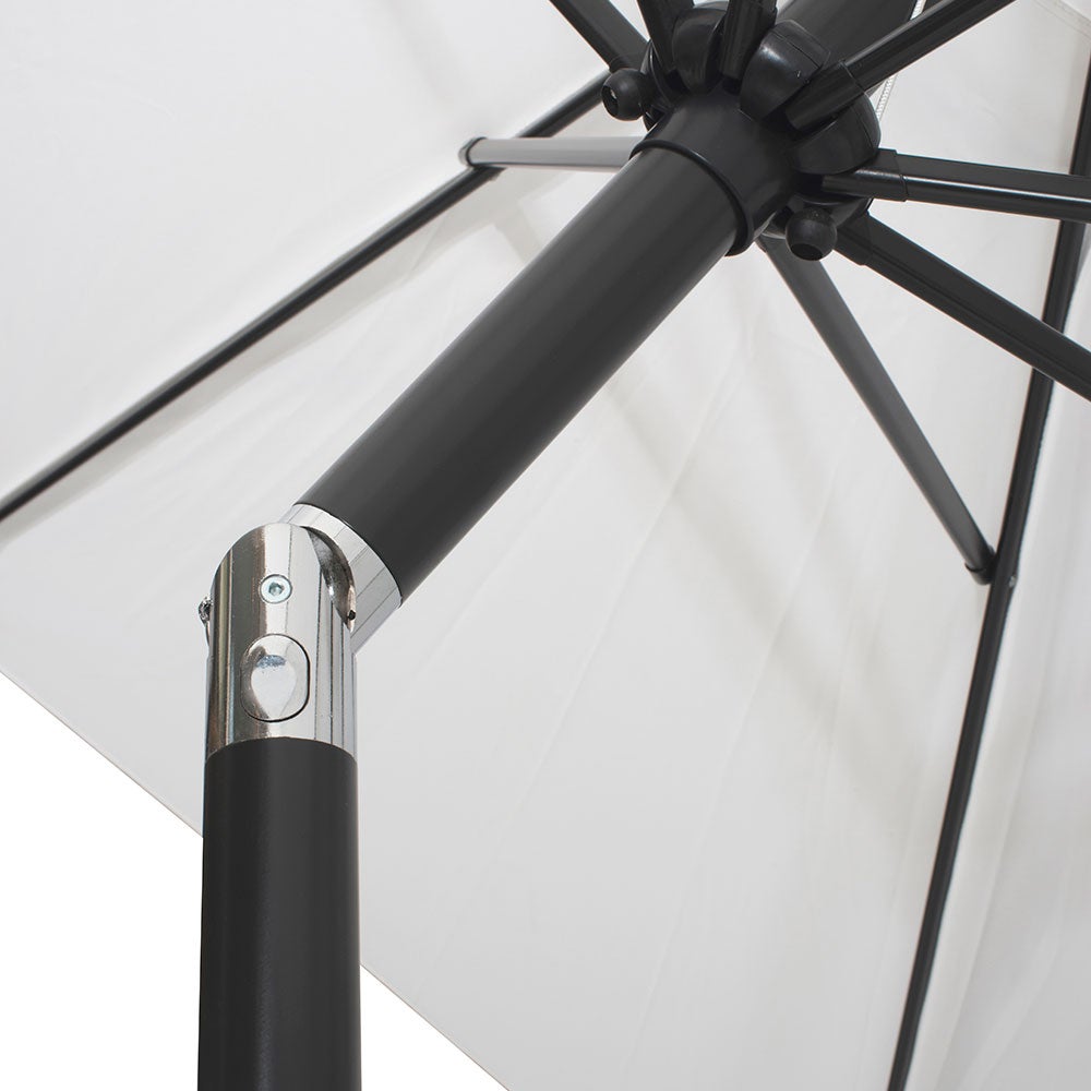 Sonnenschirm 300 cm beige Aluminium 