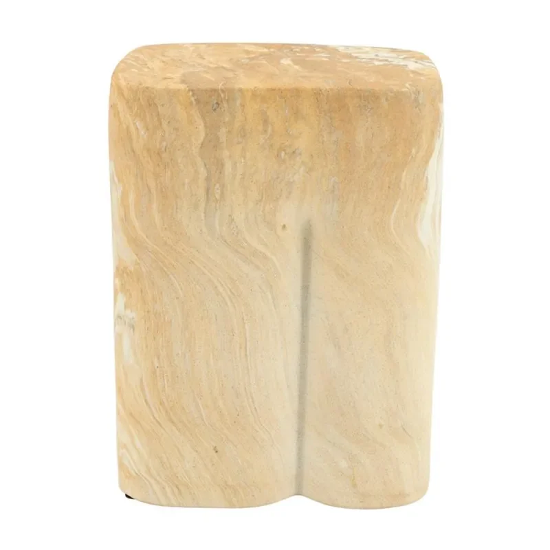 Miga matte 33x33x42,5 cm Steingut Braun
