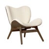 A Conversation Piece Loungesessel Dark Oak/Teddy White