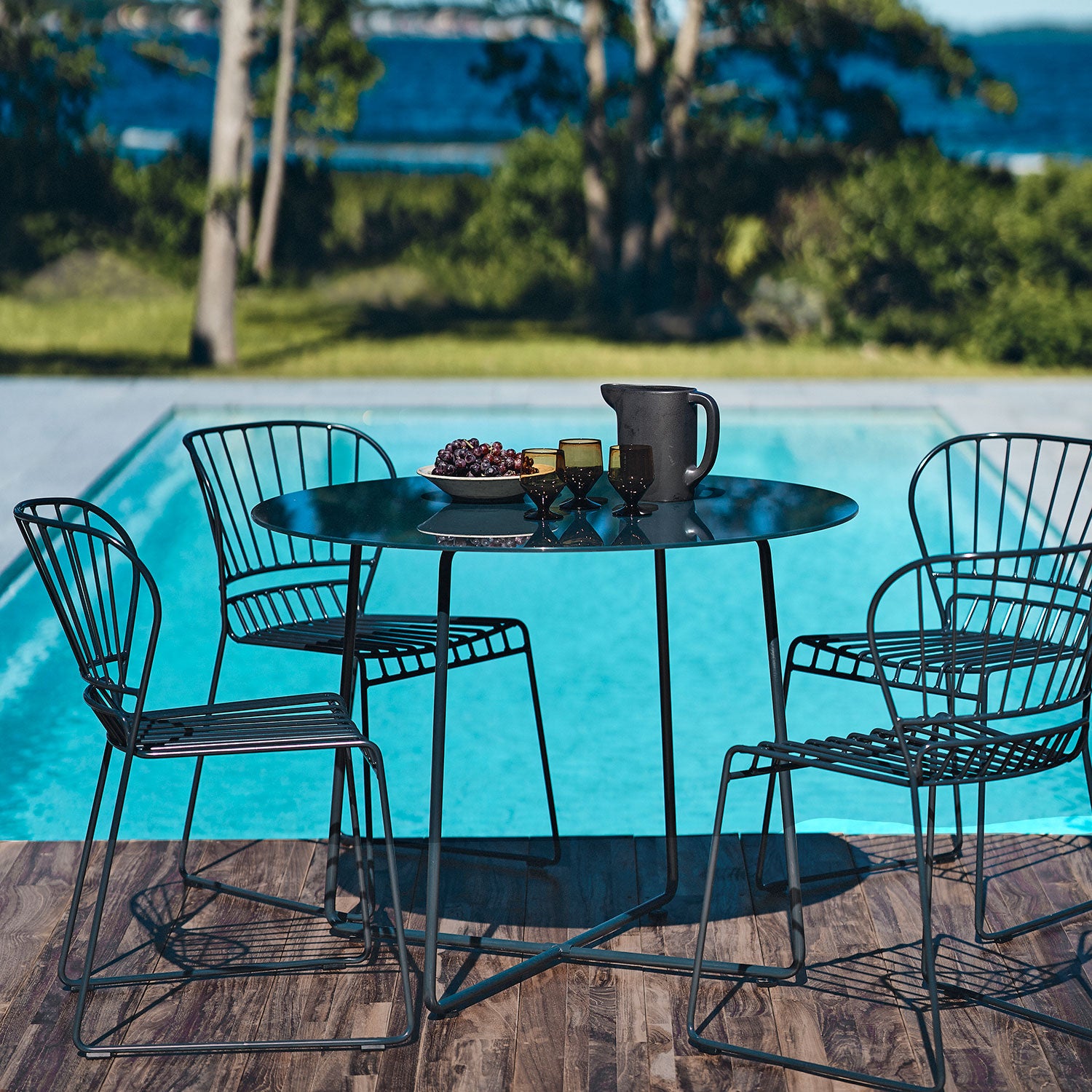 Resö Stuhl Dunkelgrau