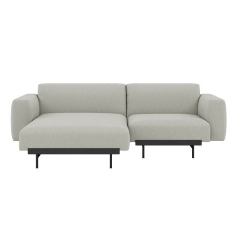 In Situ 2-Sitzer-Modulsofa Config 5 - Clay12/Schwarz