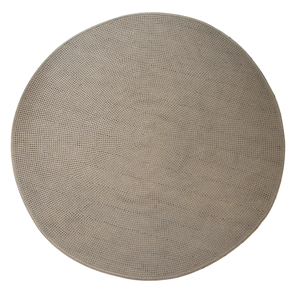 Knit teppich 200 cm Dunkelsand