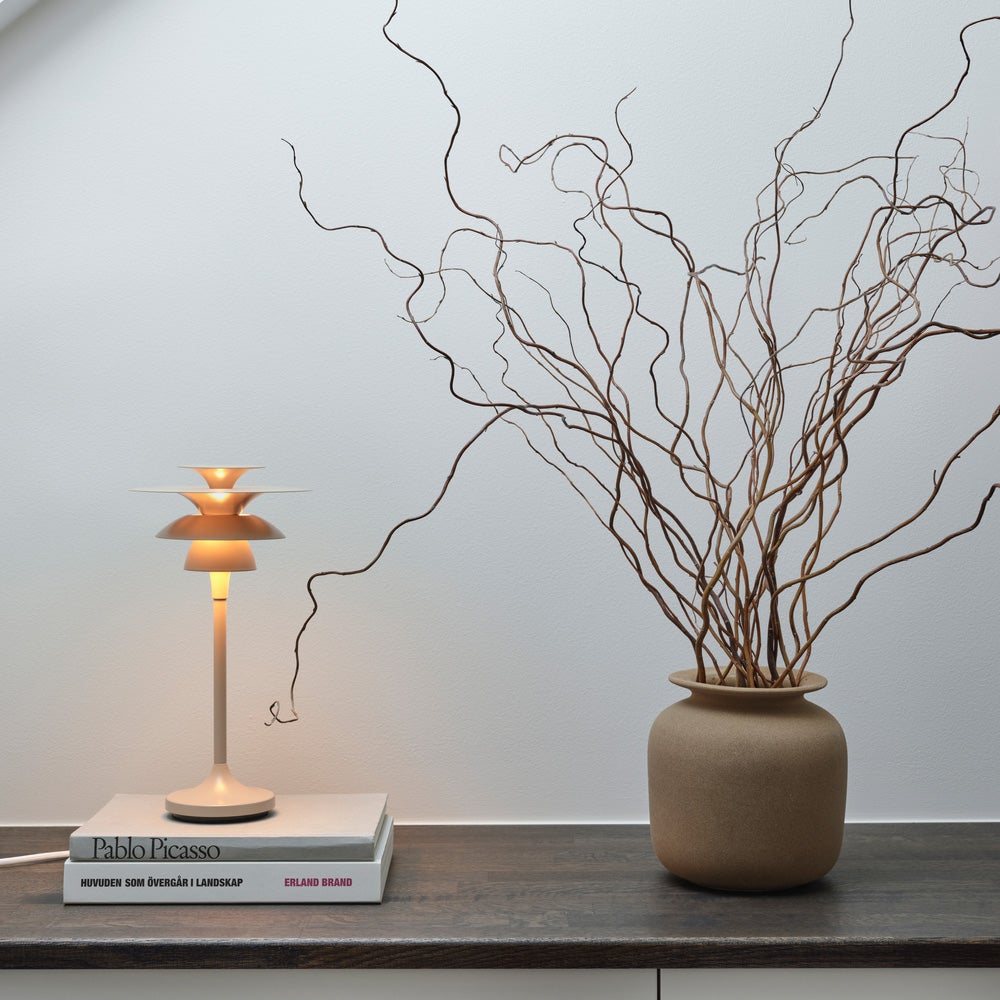 Picasso Tischleuchte H348 Nougat G4