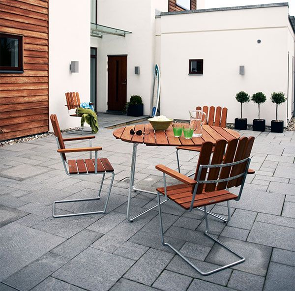 Esstischgruppe 9A & A2 Teak