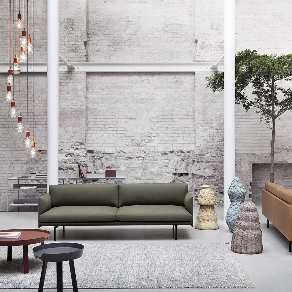 Around Couchtisch Ø45 cm- Anthracite 