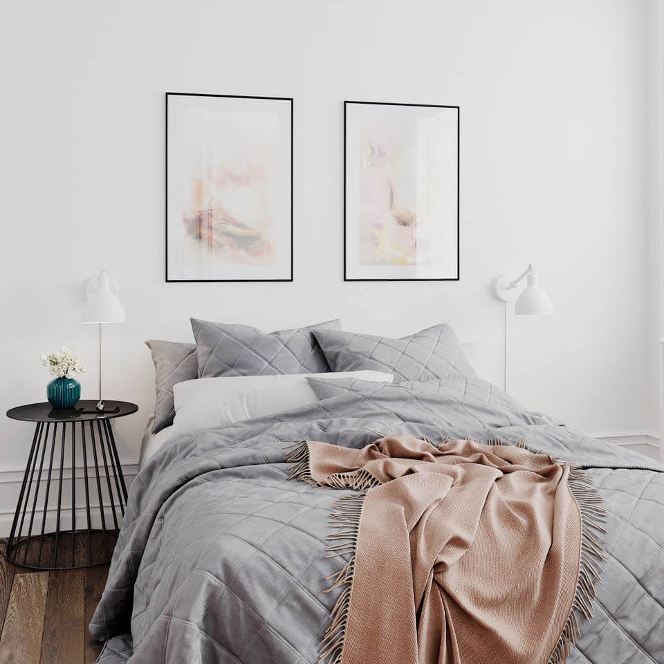 Bazar Wandleuchte sand weiß