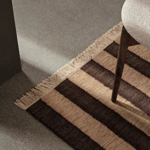 Ives Rug - 80 x 140 - Tan/Chocolate