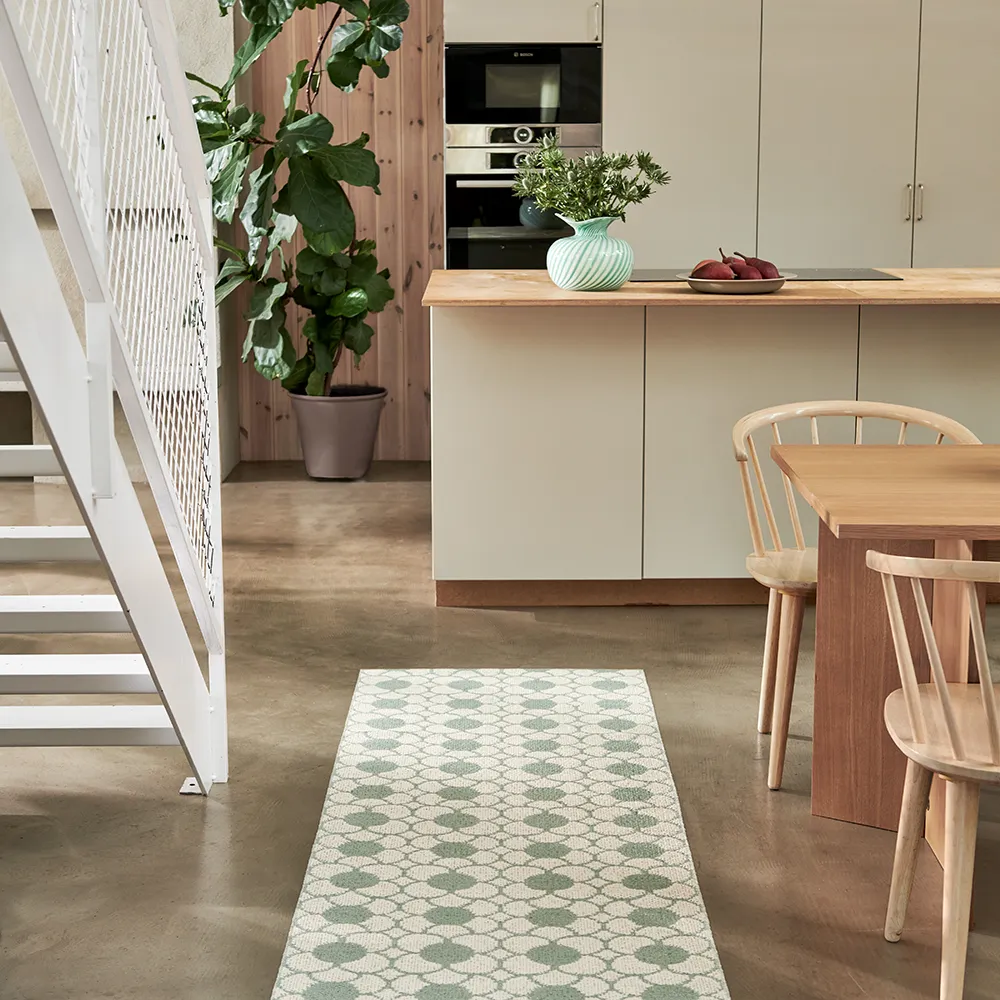 Anya teppich Misty Mint/Vanilla 70 x 100 cm