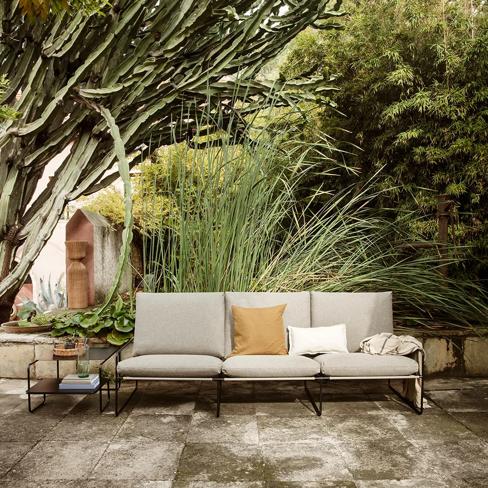 Desert 3-Sitzer Sofa Black/Dark Sand