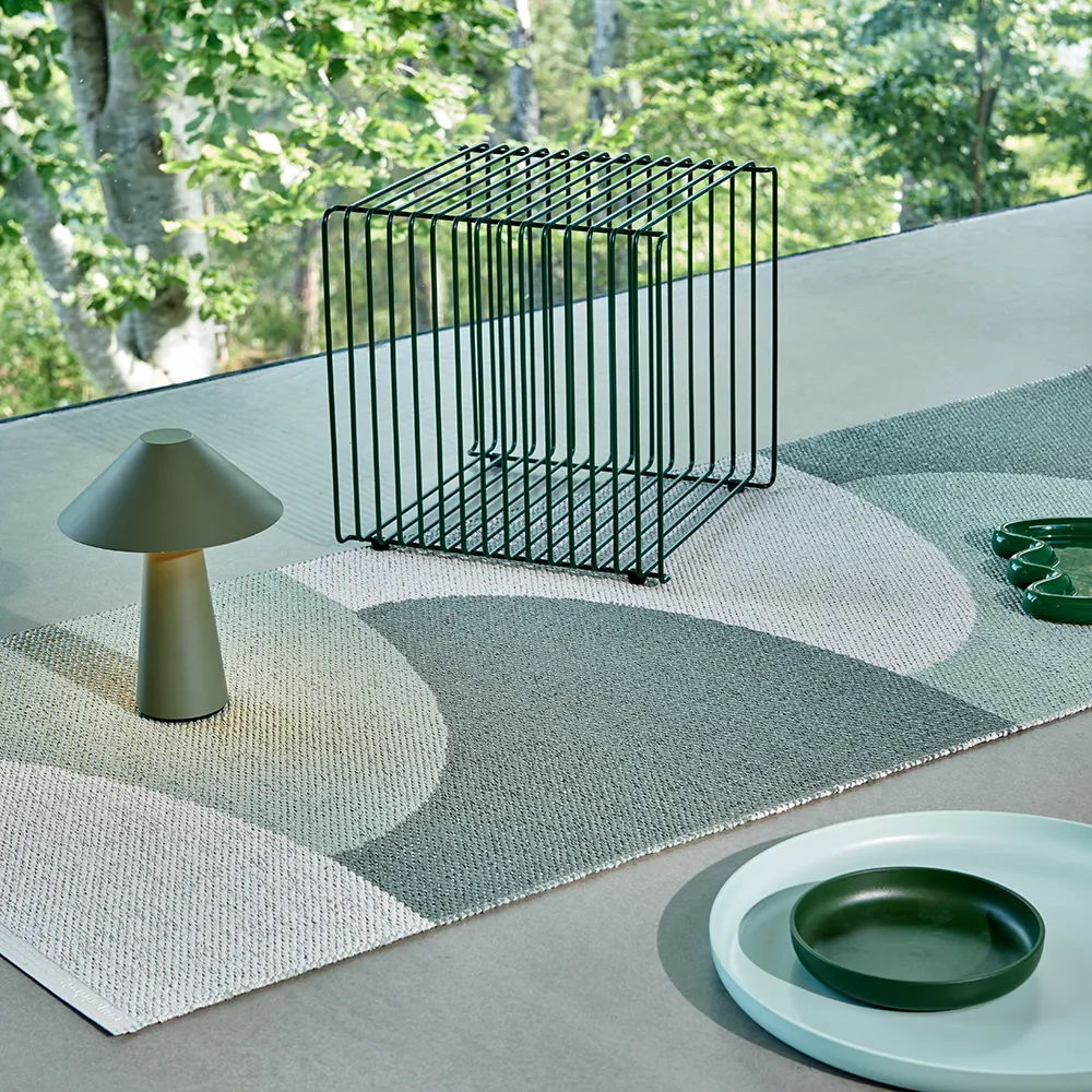 Hill teppich Army/Misty Mint/Fossil Grey 70 x 90cm