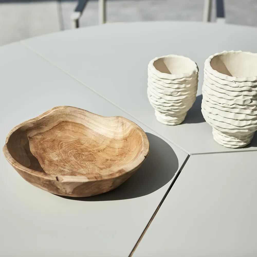 Peace Esstisch Ø150 cm Hellgrau