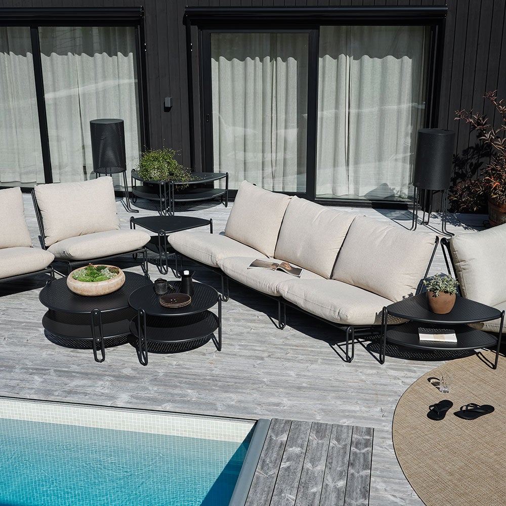 Lightning Couchtisch 65 cm schwarz