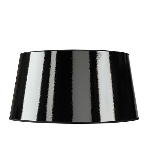 Lampenschirm Classic Xxl Niedrig Schwarz Lack