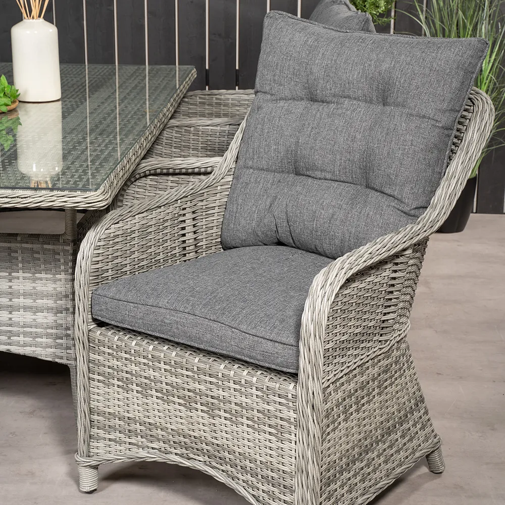 Vikelund Esszimmerstuhl Grau 2er-Pack